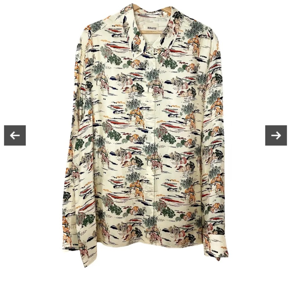 Khaite
Garo Oversized Jungle-Print Shirt